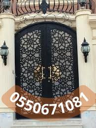 ابواب حديد ليزر