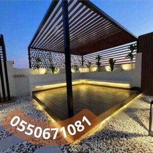 برجولات حديد للحدائق والجلسات