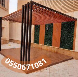 برجولات حديدية للسيارات والحدائق